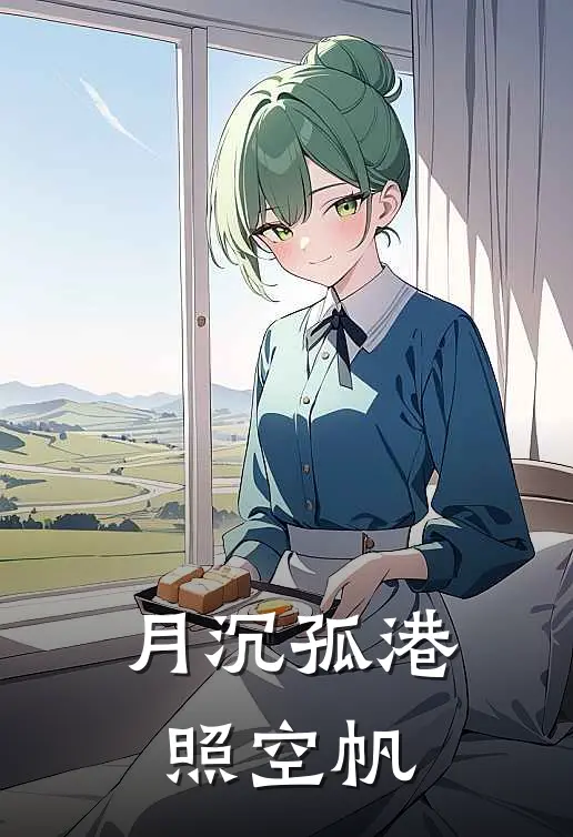 月沉孤港照空帆